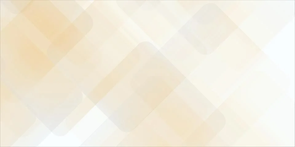 Soft yellow abstract background with overlapping transparent geometric squares Stock Illustration
