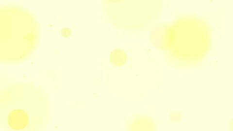 Soft Yellow Abstract Bubble Background with Floating Circular Shapes Stock Footage 303390086