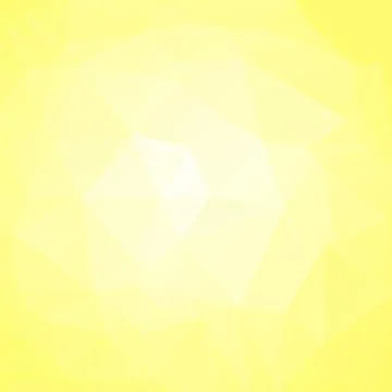 Soft Yellow Abstract Low Poly Geometric Gradient Polygonal Background Stock Illustration