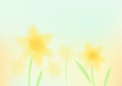Soft yellow daffodil flower background for spring design 스톡 일러스트