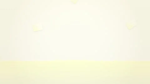 Soft Yellow Gradient Background with Abstract Floating Shapes, Gentle Motio.. Stock Footage 346659520
