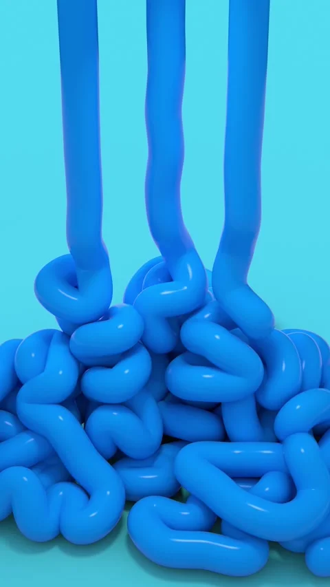 Softbody Splines Fall Stock Footage 308233919