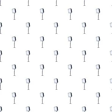 Softbox continuous studio lighting equipment seamless pattern Stock Illustration