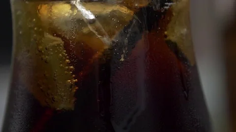 Softdrink Bubbles in SlowMotion Stock Footage 79946690