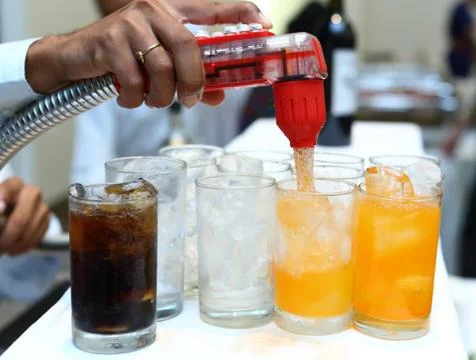Softdrink dispensor Stock Photos