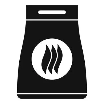 Softener package icon, simple style Stock Illustration