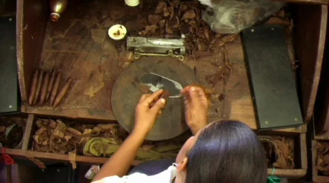 Softening Cigar 库存影片 146210