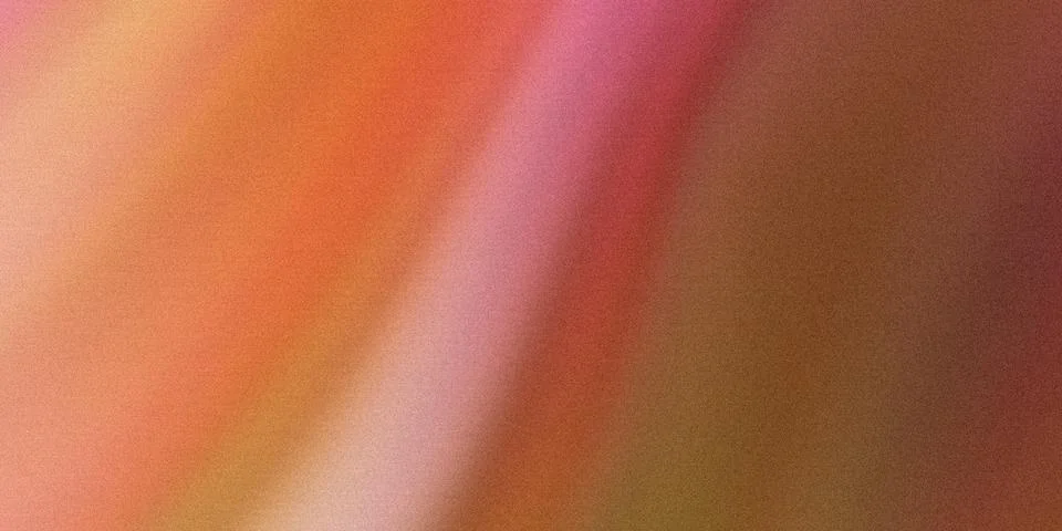Softly blended gradient of warm orange pink and brown hues with subtle grai.. Stock Illustration