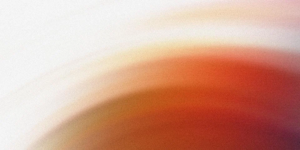 Softly blended gradient of warm orange and red hues with subtle grain texture Stock Illustration