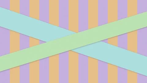 Softly colored intersecting bands create a playful abstract composition wit.. Stock Illustration