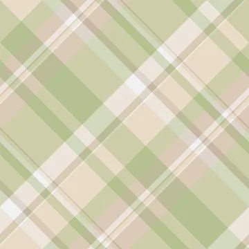 Softly colored tartan plaid pattern with interwoven lines. Ideal for backgrou Stock Illustration