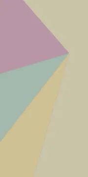 Softly colored triangular planes converge toward the center, creating a tra.. Stock Illustration