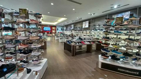 SoftMoc shoe store interior in Canada Stock Photos