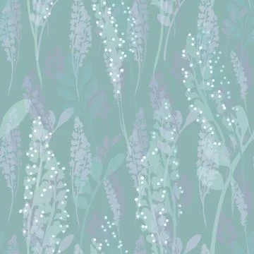 Softness nature vector seamless pattern. Stock Illustration