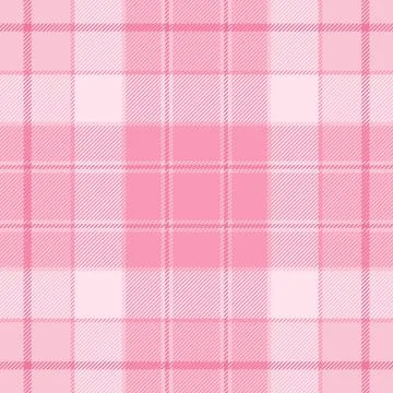 Softness seamless fabric textile, border plaid vector background. Realistic.. Illustrazione stock