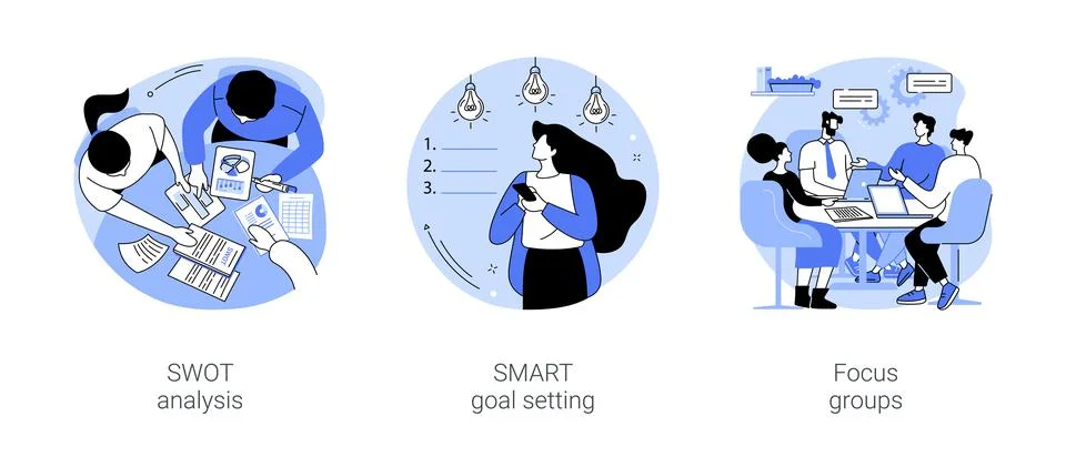 Software analysis isolated cartoon vector illustrations se Stock Illustration