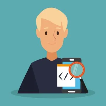 Software and programming Ilustração Stock