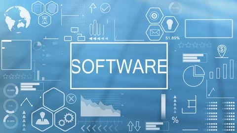 Software, Animated Typography Stock Footage 116356042