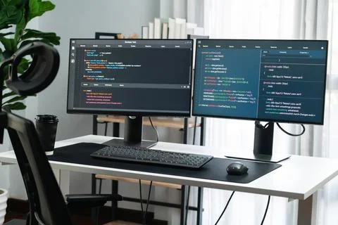Software application in creating program code database job pc screens. Gusher. Photos