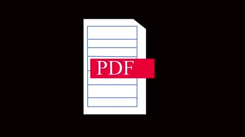 Software application interface animation with PDF document and motion graph.. 動画素材 321392196