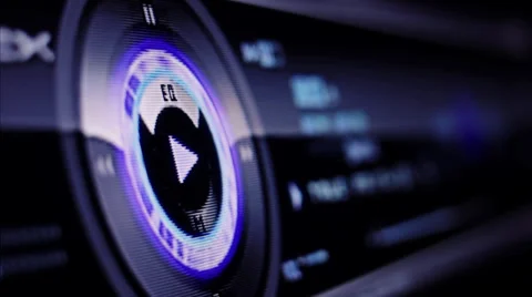 Software audio player Stock Footage 34196861