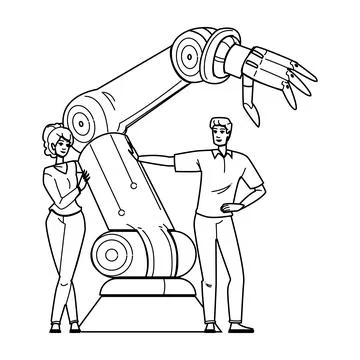 Software automation business vector Stockillustratie