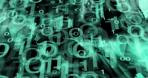 Software binary green code pattern technology, digital computer web data board Stock Footage 150025990