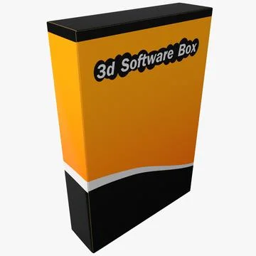 Software Box 3D Model