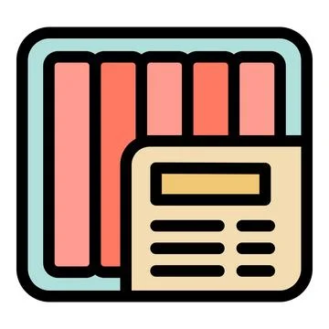 Software box containing multiple discs and manual Illustrazione stock