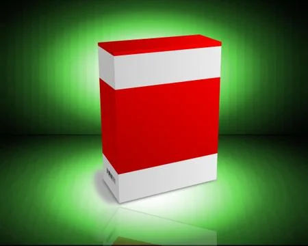 Software Box Stock Illustration