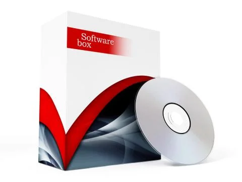 Software box Stock Illustration