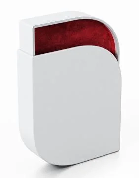 Software box with open cover isolated on white background. 3D illustration Illustrazione stock