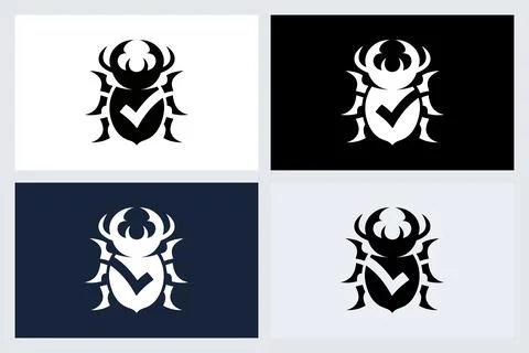 Software Bug Check Icon Set Vector Design Иллюстрация