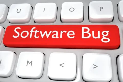 Software Bug concept Illustrazione stock