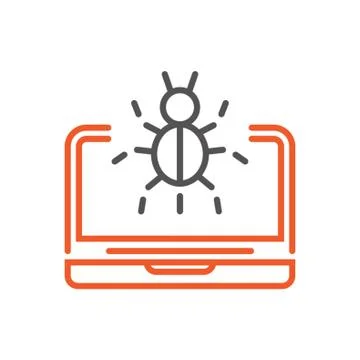 Software bug concept Stock Illustration