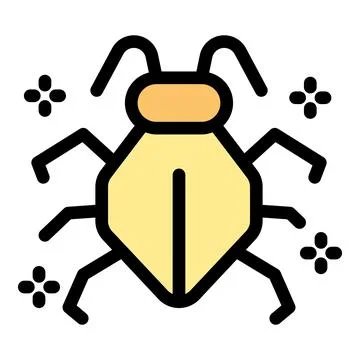 Software bug fixing and debugging icon for mobile app and website development Stock Illustration