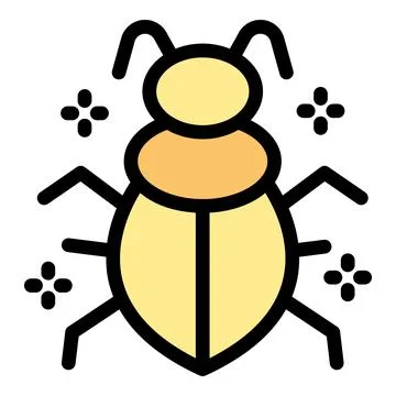 Software bug fixing and debugging icon for app development Illustrazione stock