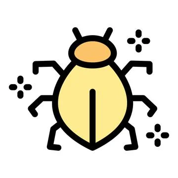 Software bug fixing and debugging icon for app development Illustrazione stock