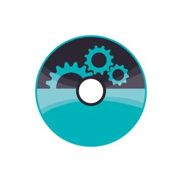 Software cd computer Stock-Illustration