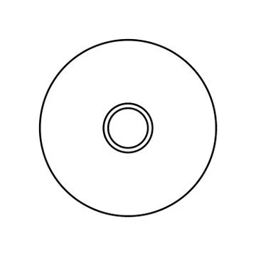 Software cd computer Stock Illustration