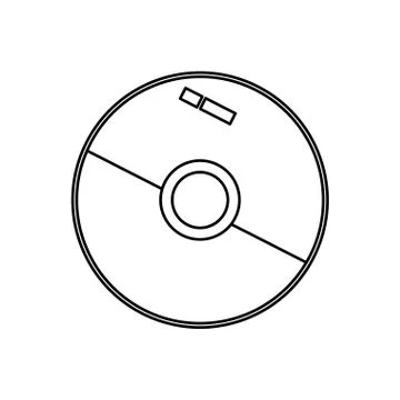 Software cd computer Stock Illustration