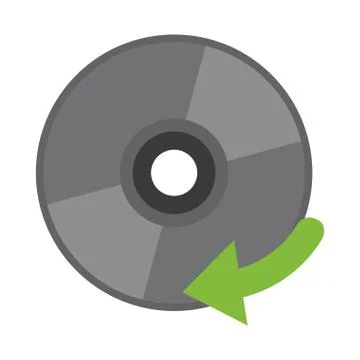 Software cd rom symbol Stock Illustration
