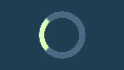 Software Circle Loading Spinner Icon Stock Footage 318595938