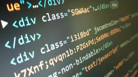 Software code animation. code program for software developer. Stock Footage 232662228