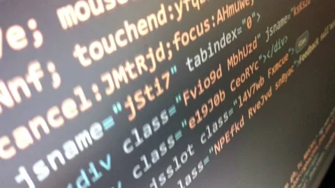 Software code animation. code program for software developer. Stock Footage 232662239