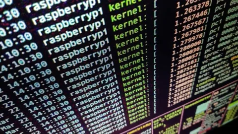 Software code language animation. code language moving on the monitor. Stock Footage 221341428