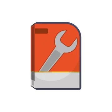 Software computer box Illustrazione stock