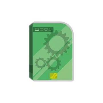 Software computer box 스톡 일러스트