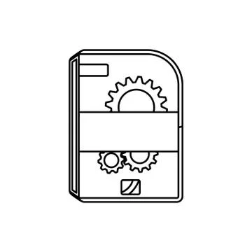 Software computer box Stockillustratie