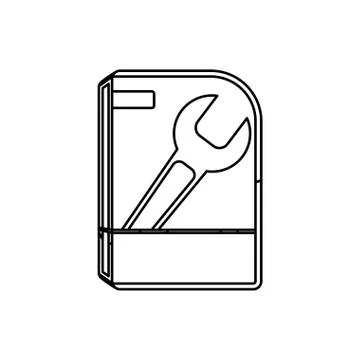 Software computer box イラスト素材